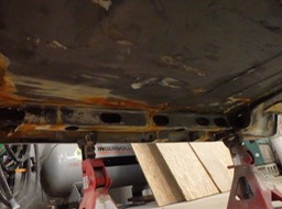 1953 Jeep Willys - Cab Floor Removal