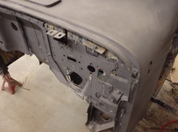 1953 Jeep Willys - Firewall is going to need some work